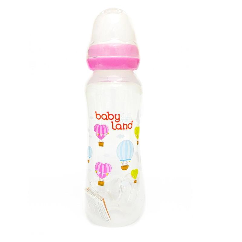 بطری شیر خوری طلقی کودک baby land کد 305