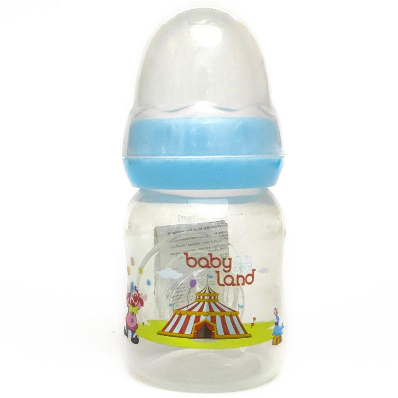 بطری شیر خوری طلقی کودک 80 میل baby land